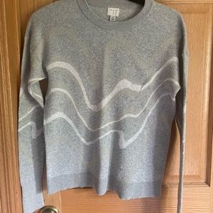 A New Day fitted, light weight sweater with woven sparkle detail